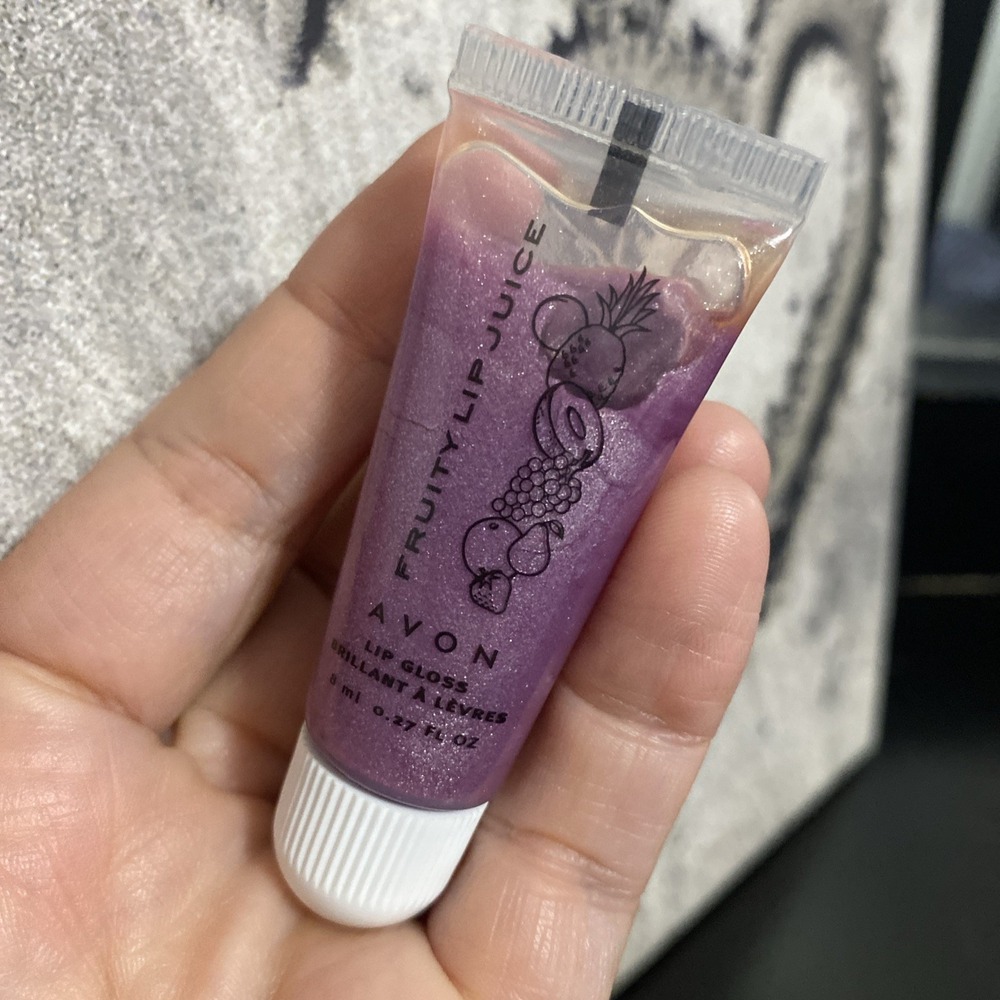Avon Fruity Lip Juice Lip Gloss .27oz Raspberry Sorbet New